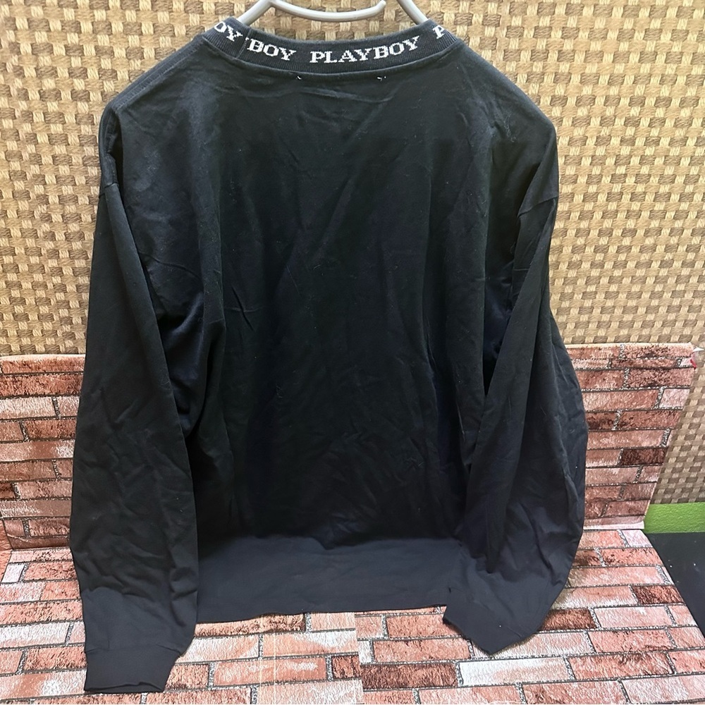 Playboy Black Men's Sweater - Picture 4 of 10
